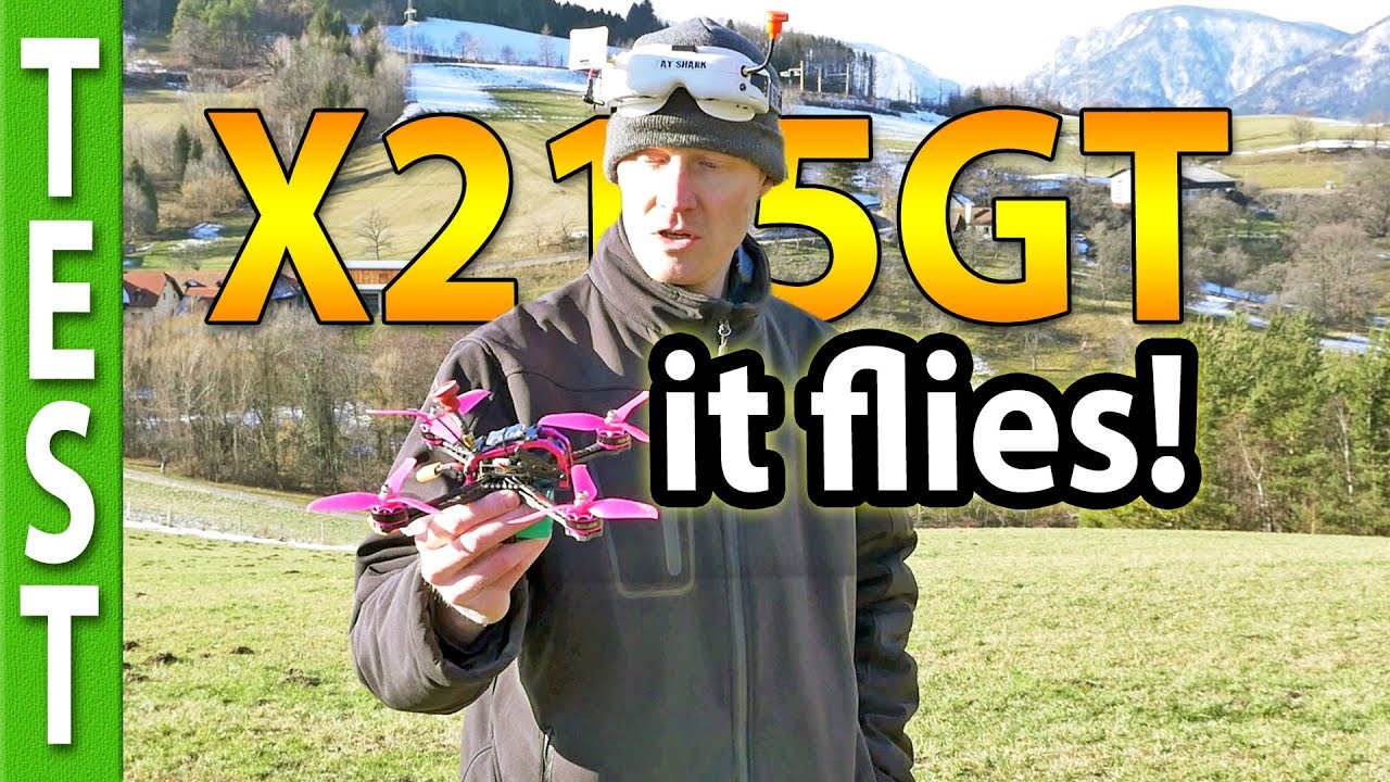 Furibee Firedancer X215GT followup (flight testing on a very cold and windy day)