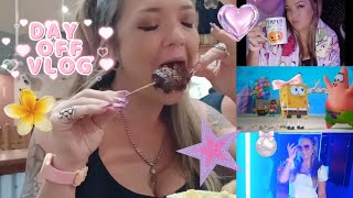 #SUMMERWEEN VLOG 🎬 $1 MOVIES #EATING #MUKBANG