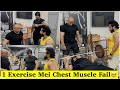 Hardcore chest workout with guru ji and rubal bhai 1 exercise mei muscle fail