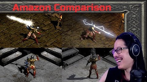 D2R Lightning Javelin Amazon Graphic Comparison (Lightning Bolt & Charged Strike)
