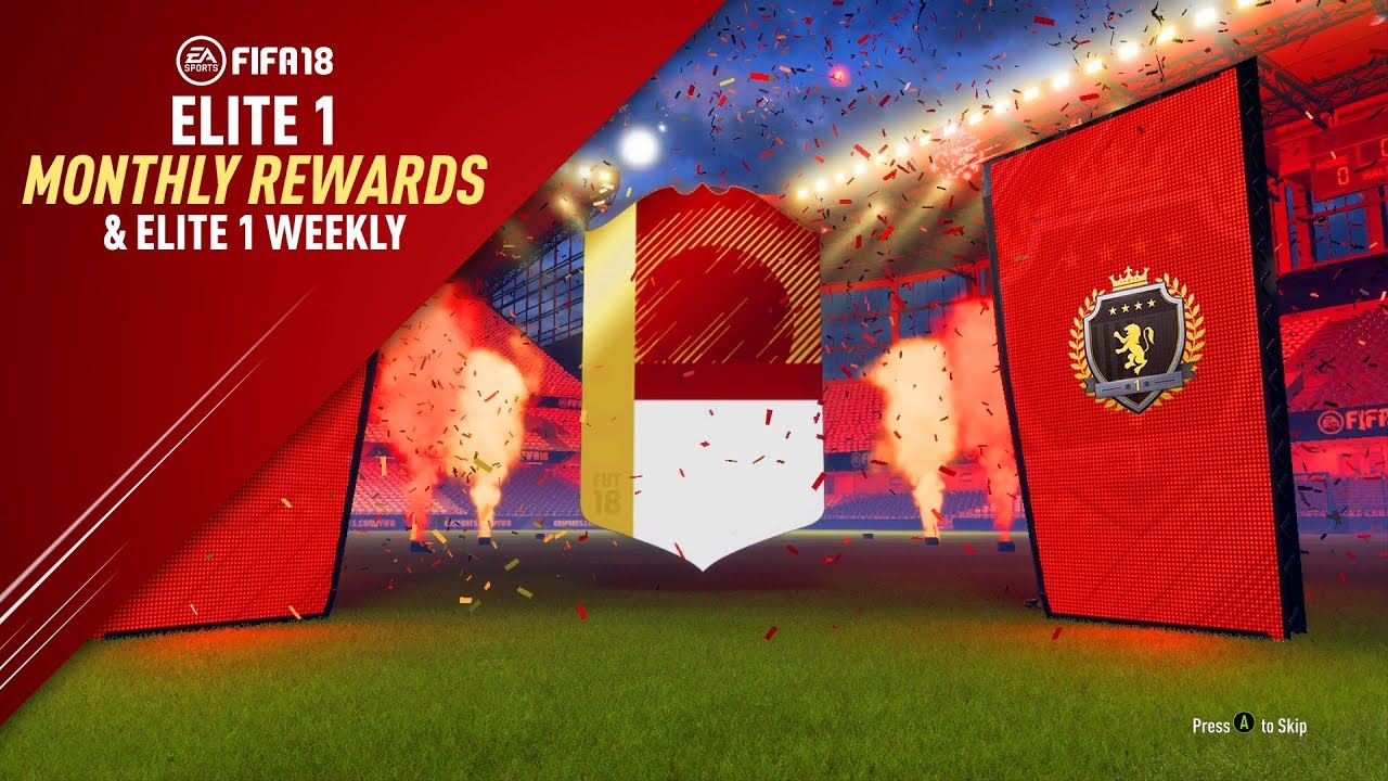 FIFA 18 ELITE 1 MONTHLY & WEEKLY REWARDS! 20 RED IN FORMS! | FIFA 18 ULTIMATE TEAM
