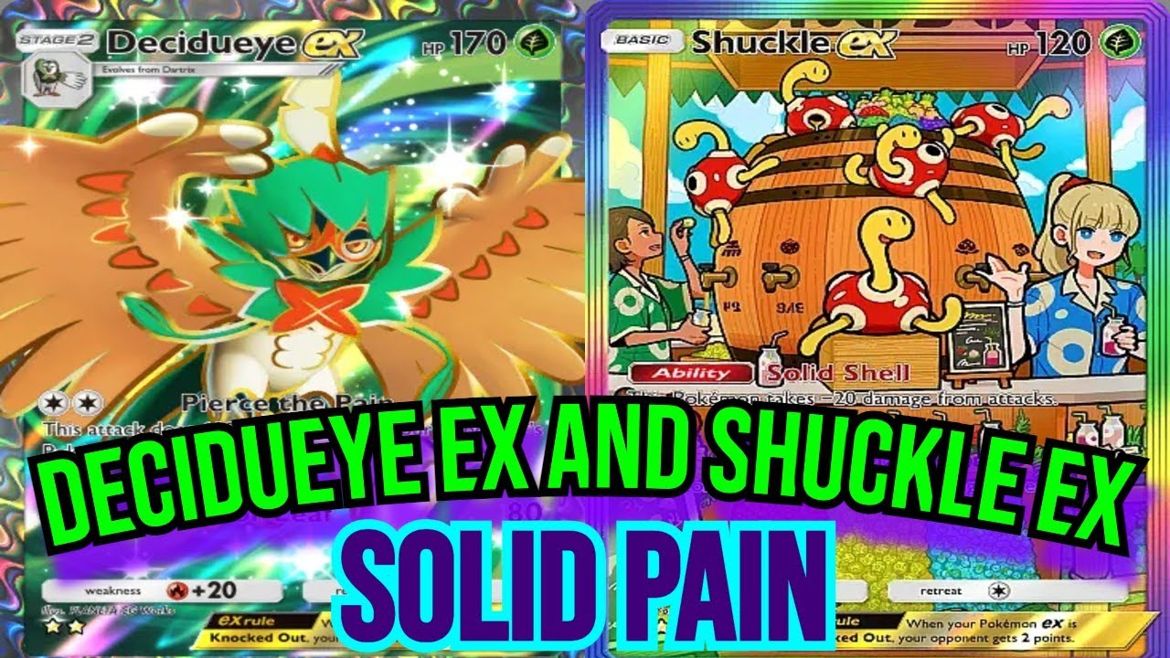 Decidueye EX and Shuckle EX Deck Build! [Pokemon TCG Pokemon] - YouTube