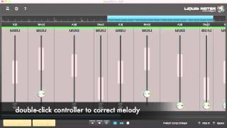 LIQUID NOTES Tutorial: Melody correction for an instrumental track