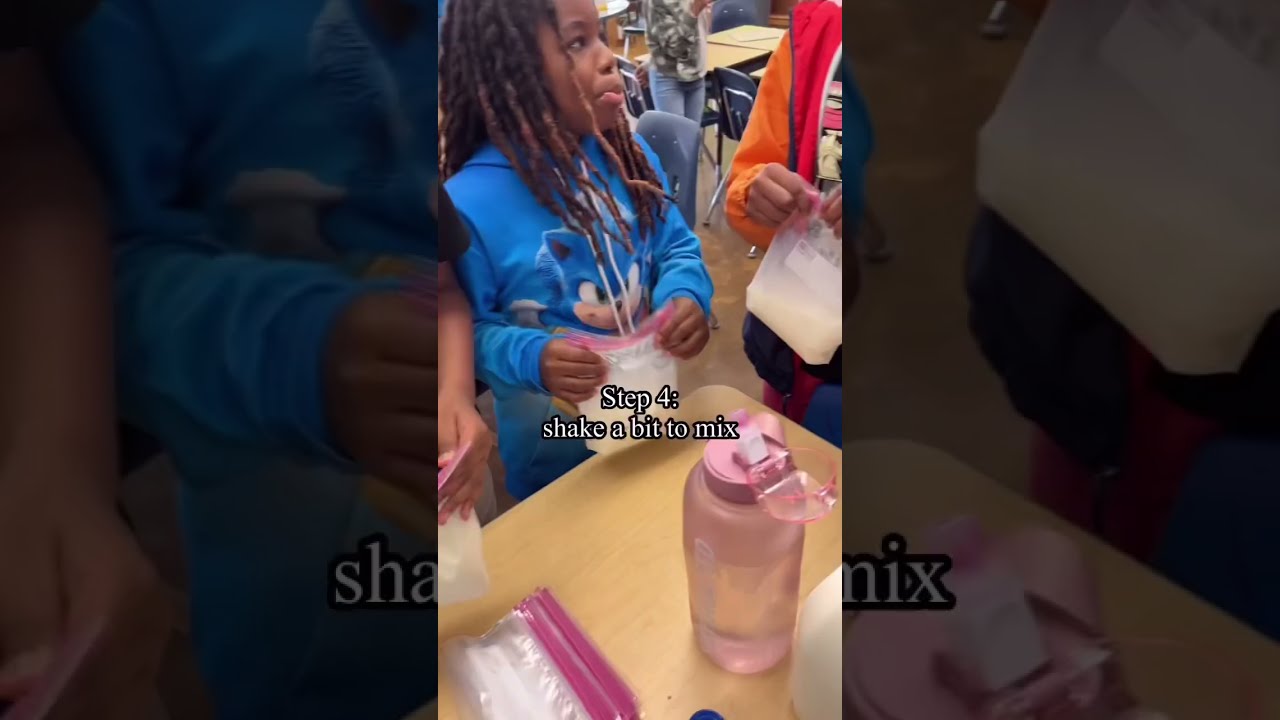 Homemade Ice Cream In A Bag 