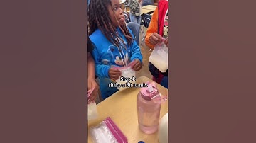 Homemade Ice Cream in a Bag😋🍨
