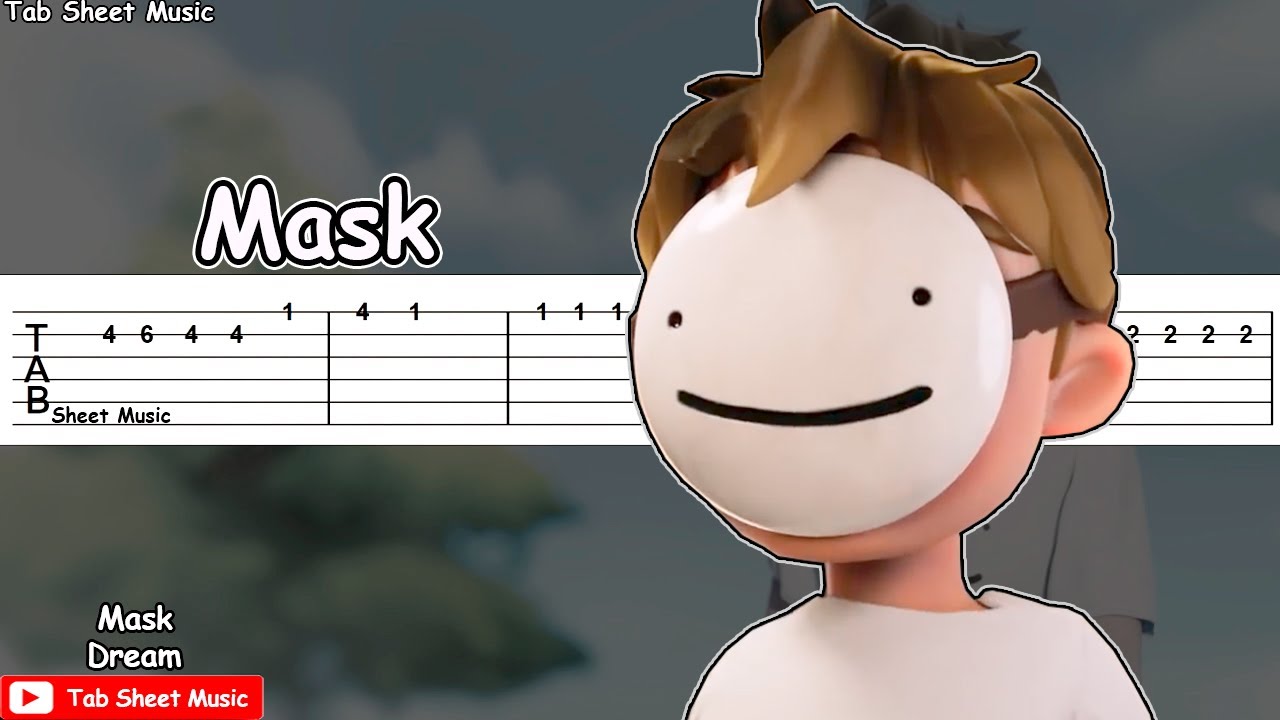 Dream Mask Guitar Tutorial YouTube