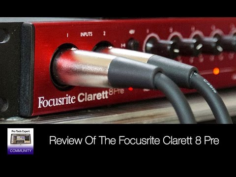 Review Of The Focusrite Clarett 8Pre - Thunderbolt Audio Interface