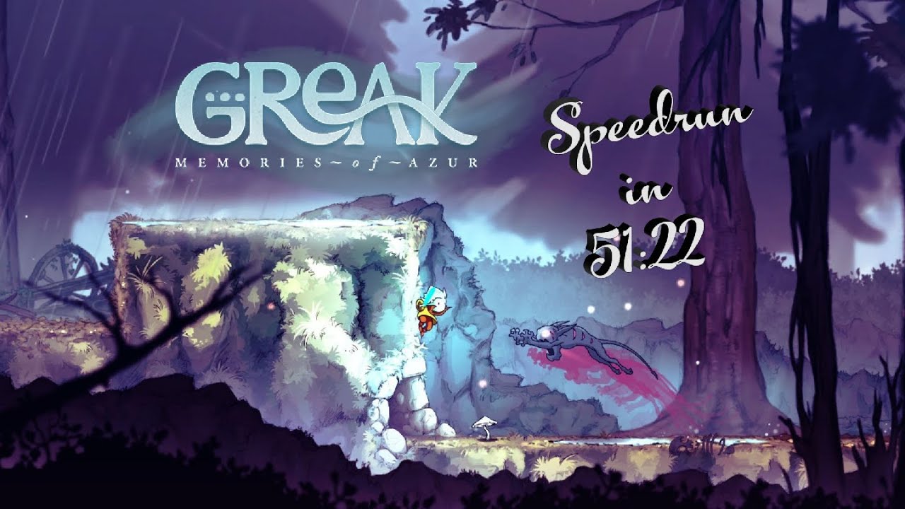 Greak: Memories of Azur Speedrun (All Main Quests) in 