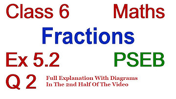 Q 2 | Ex 5.2 | Class 6 | FRACTIONS | Chapter 5 | PSEB | Maths