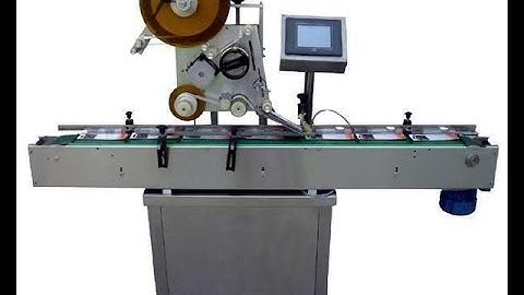Paper Paging Separating and Labeling Machine For Bags Label Applicator With Photocell Eye