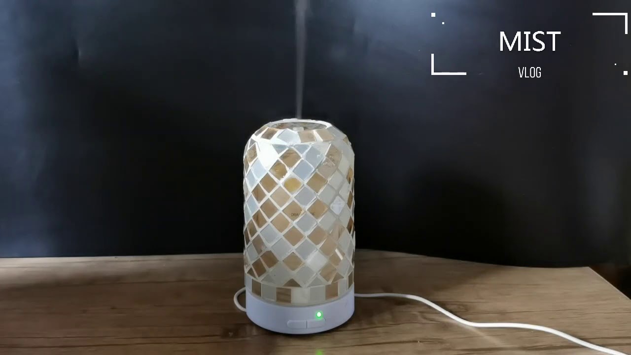 New mosaic glass creative essential aroma oil diffuser