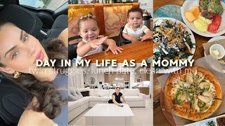 DAY IN MY LIFE AS A MOMMY♡ The Struggle is Real, Lunch Date with the Twins, Clean with Me and more!