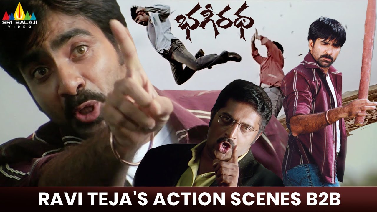 Ravi Teja's Action Scenes Back to Back | Bhageeratha | Telugu Movie Scenes 