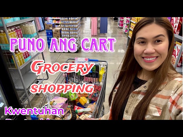 GROCERY SHOPPING | PUNO ANG CART | KWENTUHAN AT RESTOCKING GROCERIES