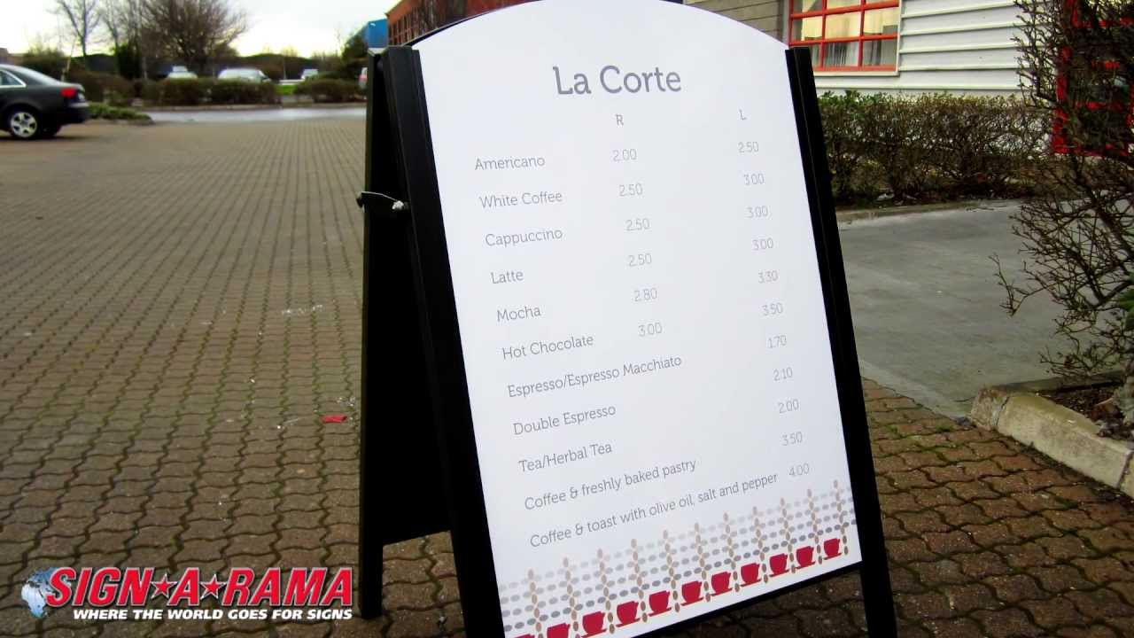 Pavement Sign - Signarama Dublin