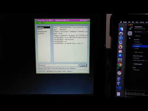 Slack client for Windows 3.1