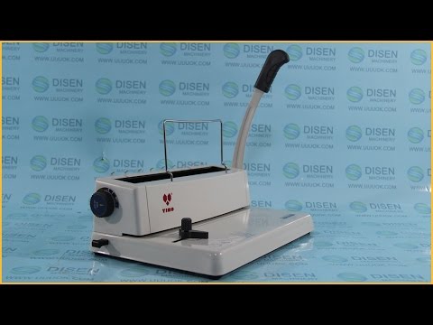 Wire binding machine T318 hardcover book binding machine