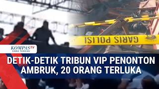 Moments Before VIP Spectator Stand Collapses, 20 Injured