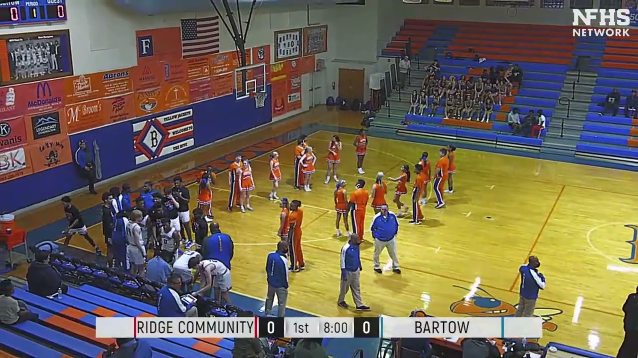 6A District 7 Varsity Boys Basketball Bartow High School vs Ridge