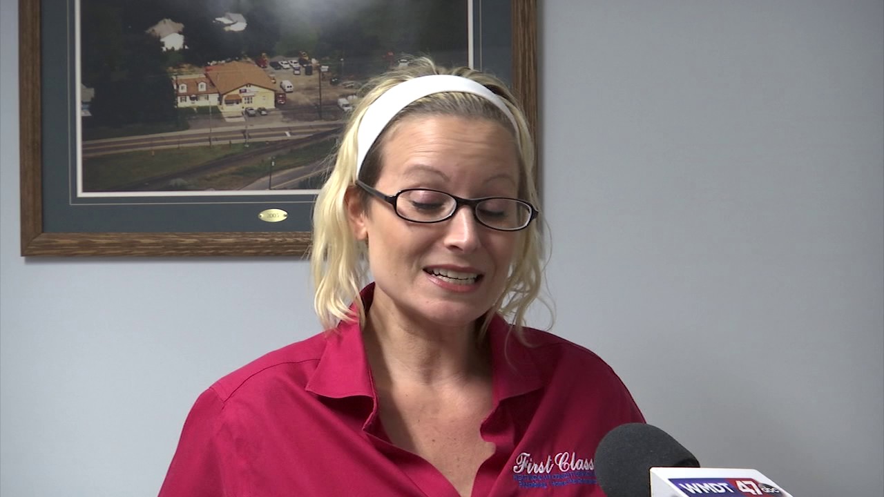 Christmas bike giveaway First Class Heating and Air Conditioning - 47ABC