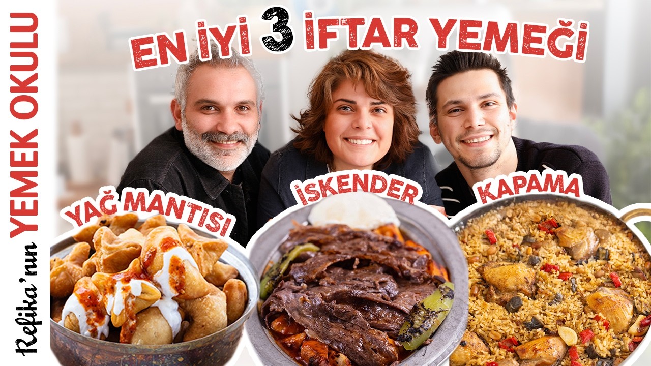 Ramazan Bitmeden En İyi 3 İftar Yemeği 🤩 Kolay İskender, Yağ Mantısı ve Tavuk Kapama Tarifi Ramazan Bitmeden En İyi 3 İftar Yemeği 🤩 Kolay İskender, Yağ Mantısı ve Tavuk Kapama Tarifi
