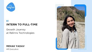 Mehak's Internship Experience At Relinns Technologies | HR | Human Resource | Testimonial