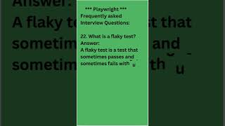 : Playwright Interview Question #22