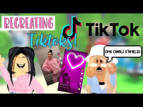 RECREATING TIKTOKS IN ADOPT ME || ROBLOX - YouTube