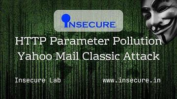 HTTP Parameter Pollution - Yahoo Mail Classic Attack