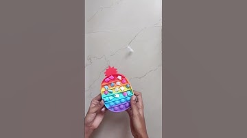 playing pop it with building blocks #popit #toys #fidget #trending #shortsvideo #viral