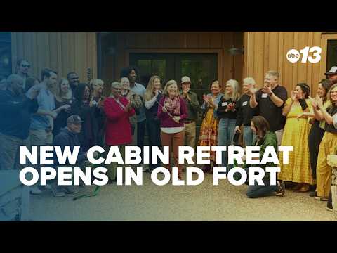 Video New cabin retreat opens in Old Fort
