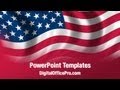 American Flag Powerpoint Template