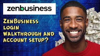 ZenBusiness login walkthrough and account setup