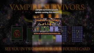 Vampire Survivors Ode to Castlevania 2.0 will be available this month!