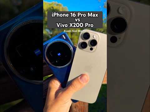 Vivo X200 Pro vs iPhone 16 Pro Max: macro zoom test!