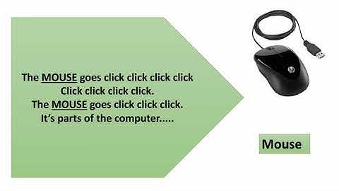 Class:- 1 Computer, Rhymes on Parts of a Computer.