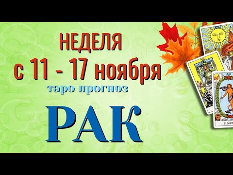 РАК 🍁🍁🍁 НЕДЕЛЯ