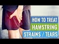 How to treat hamstring strains or tears