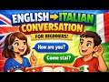 English to Italian Conversation for Beginners | Daily Italian Speaking Practice (A1–A2)