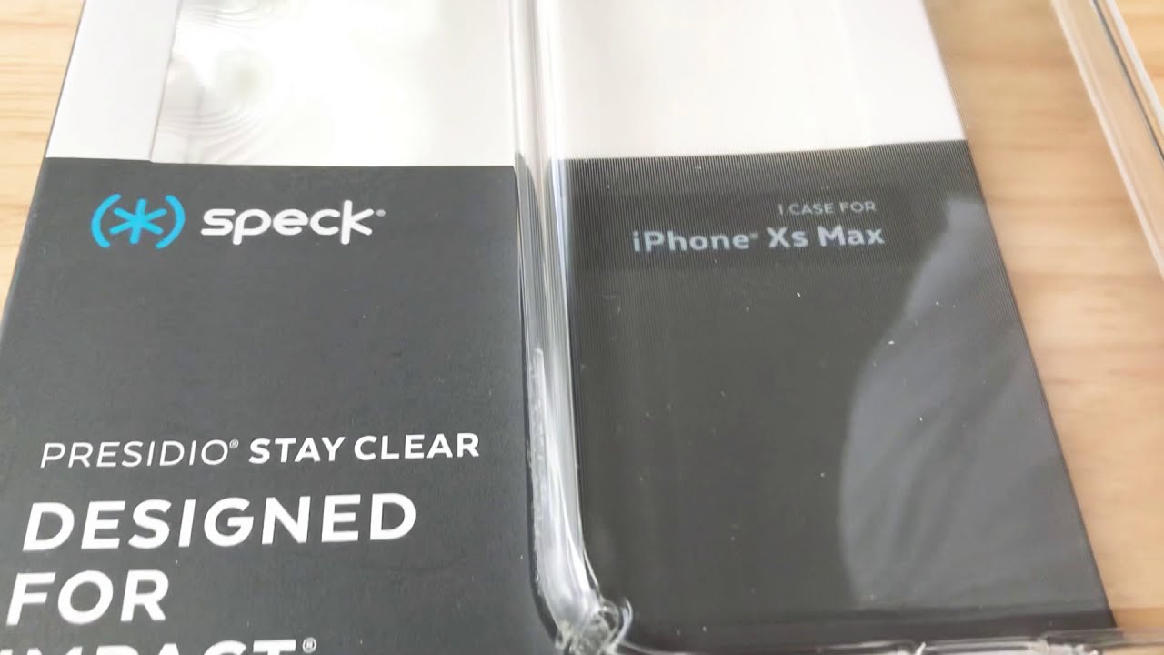 Speck Presidio Stay Clear iPhone XS Max Case Review 11-8-20