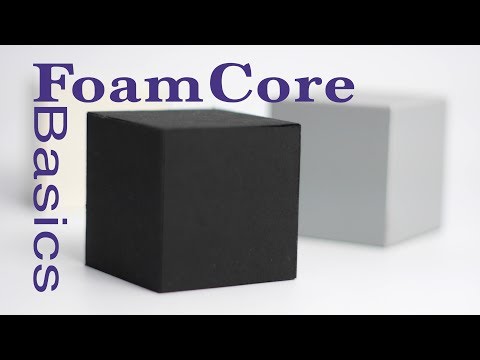 FoamCore Basics Tutorial Guide FoamBoard model making: modeling tips and tricks for Designers