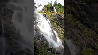 Majestic Nardis Waterfall: A Hidden Gem in the Italian Alps #shorts