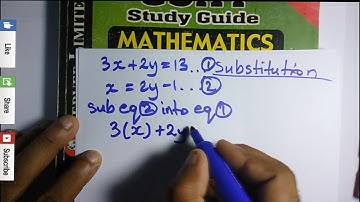 How to Solve Simultaneous Equation (Substitution Method)?