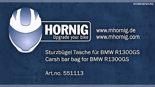 Crash bar bags for BMW R1300GS by HORNIG