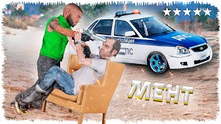 Полиция Джонни Қылмыскер Треворды Ұстады(GTA V) джони жони