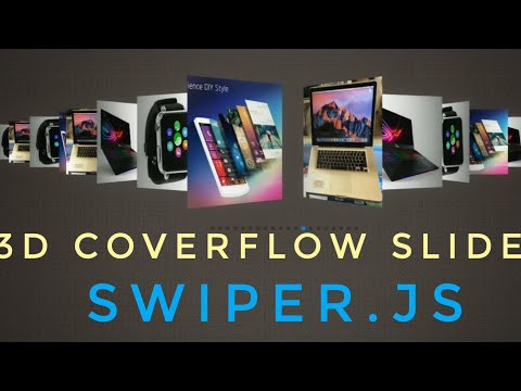 3D Coverflow Slider with swiper.js