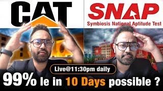 30 Days to SNAP exam | SNAP 2023 pattern and Strategy  | SNAP score vs percentile