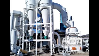 HC1700 mill line for domolite powder 325mesh, yield 21T/H