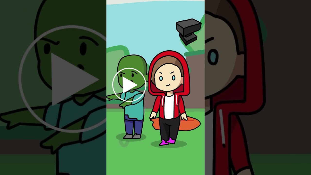 JJ Stop Time To Save Mikey Vs Zombies Maizen Cartoon Animations Animation Minecraft