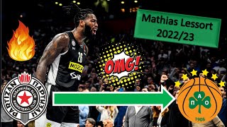 Mathias Lessort Welcome To Panathinaikos B.C. ● 2022/23 Best Plays & Highlights ● PAINT BEAST!